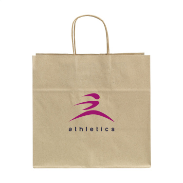 Logo trade promotional products picture of: Leaf It Bag recycled grass paper (90 g/m²) L