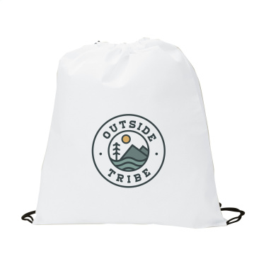 Logo trade promotional products picture of: Non-Woven Promobag GRS RPET backpack