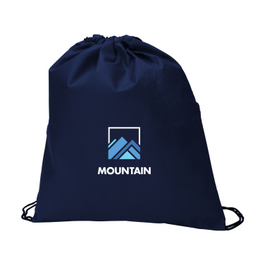 Logotrade promotional giveaway image of: Non-Woven Promobag GRS RPET backpack