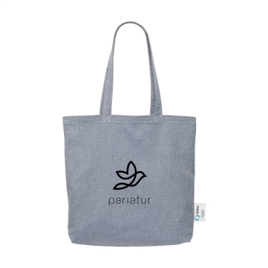 Logo trade promotional giveaways image of: Wolkat Rabat Recycled Textile Shopper