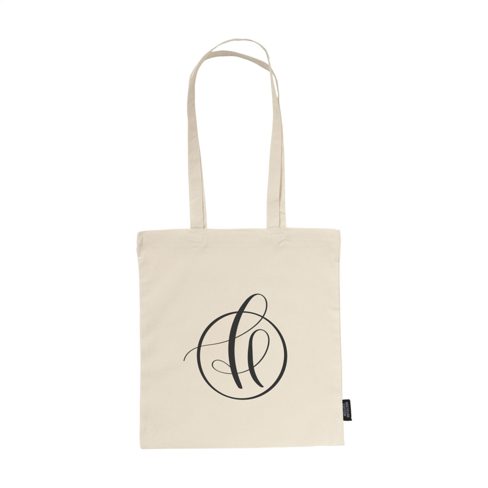 Logo trade promotional giveaways picture of: ShoppyBag GRS Recycled Cotton (140 g/m²)