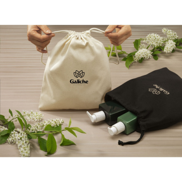 Logotrade promotional giveaway image of: Gift Pouch GRS Recycled Cotton (150 g/m²) M