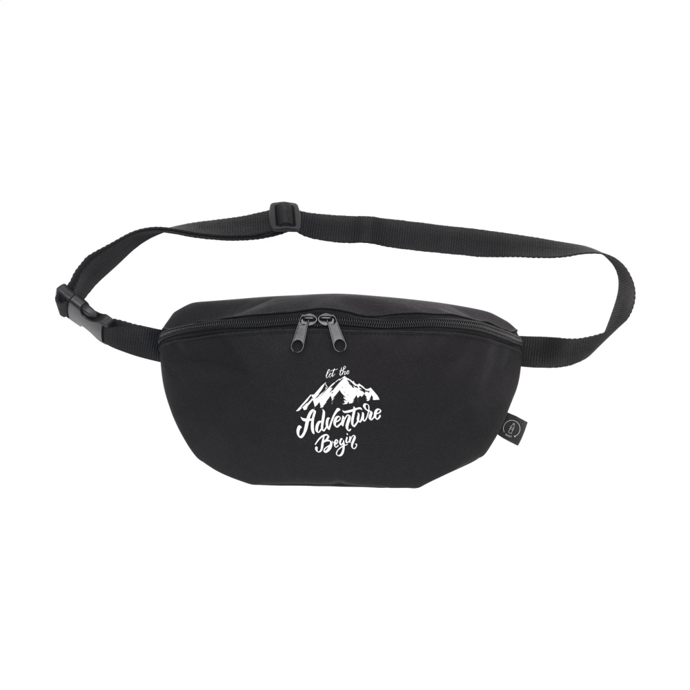 Logo trade promotional items picture of: Huckle Belt Bag GRS RPET waist bag