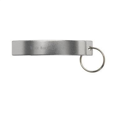 Logo trade advertising product photo of: Alu Opener keyring