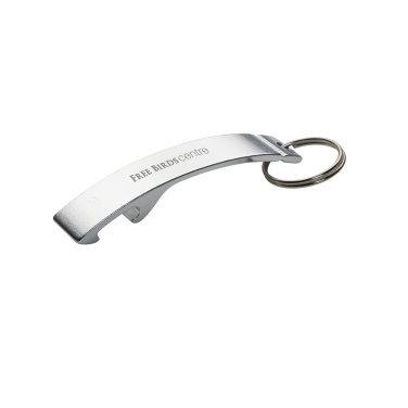 Logo trade promotional merchandise picture of: Alu Opener keyring