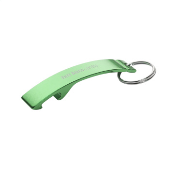 Logo trade promotional product photo of: Alu Opener keyring