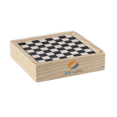 Logotrade advertising product picture of: WoodGame 5-in-1 game set