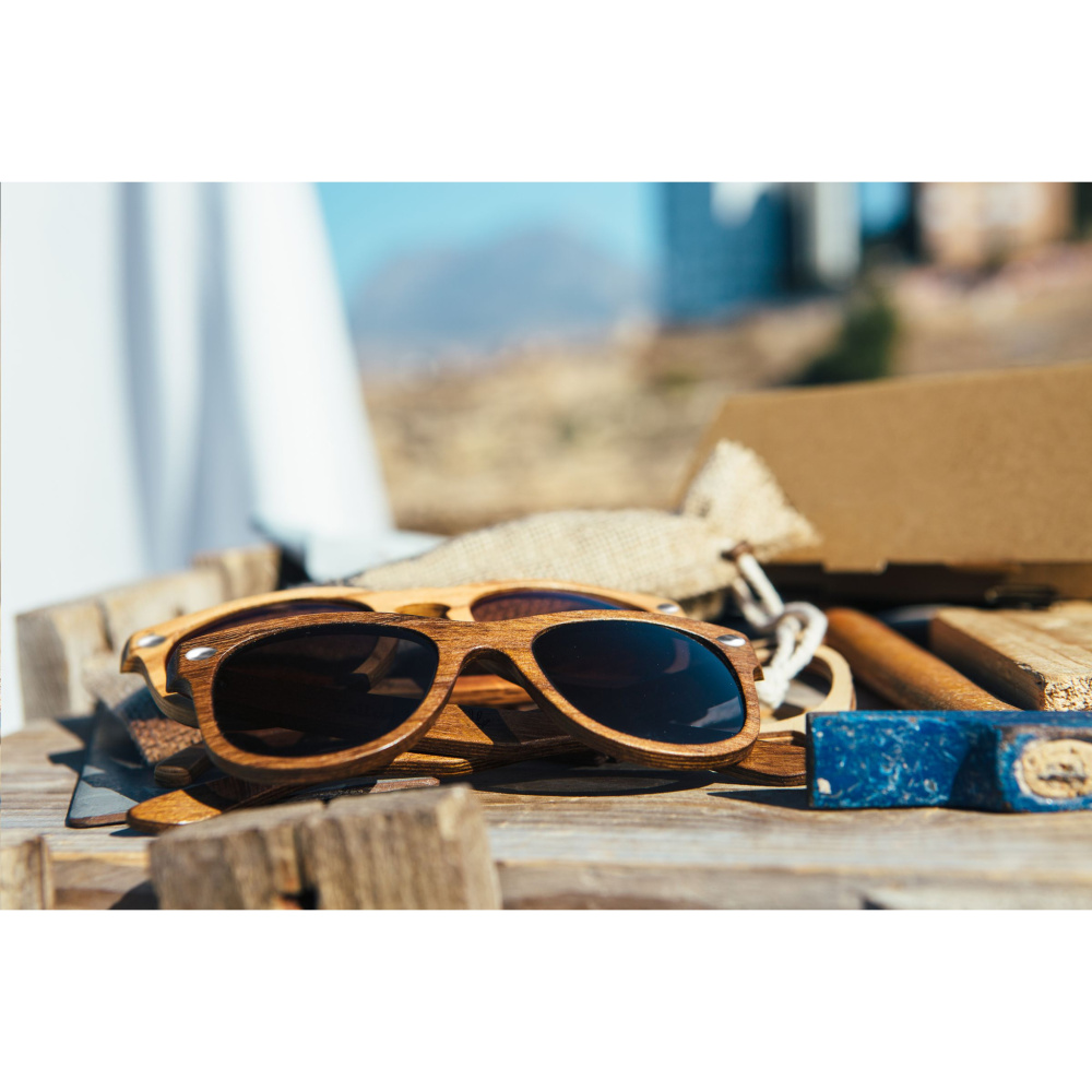 Logo trade promotional gift photo of: LookingWood sunglasses