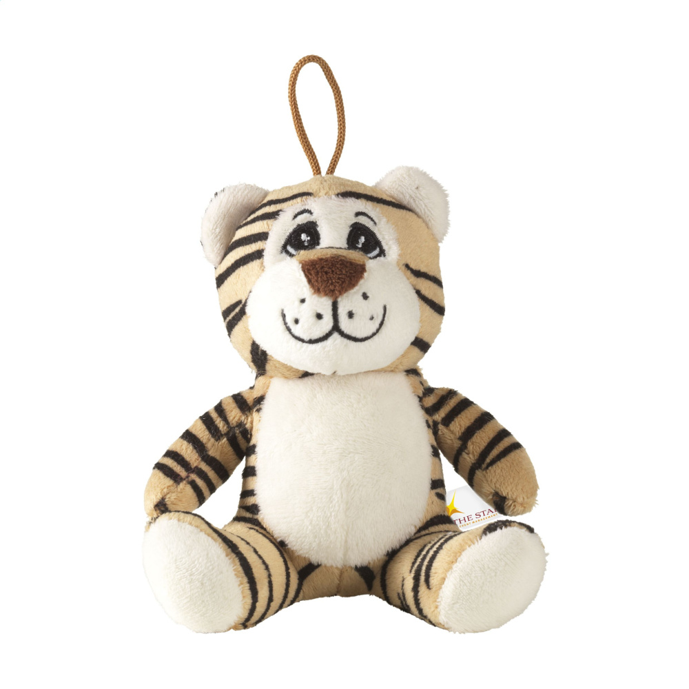 Logo trade promotional product photo of: Animal Friend Tiger cuddle toy