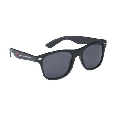 Logo trade promotional products picture of: Malibu Matt Black sunglasses