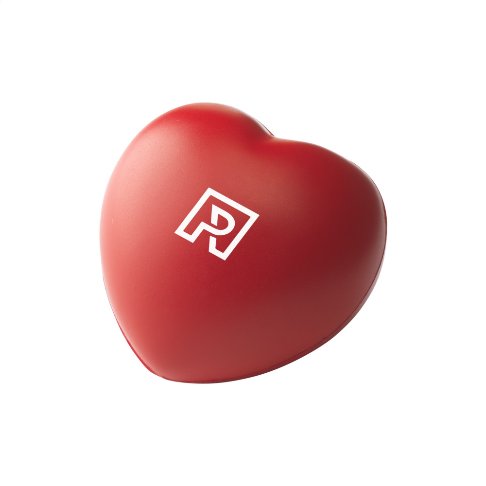 Logo trade promotional item photo of: Anti Stress Heart stress ball