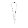 Lanyard Safety RPET 2 cm, white