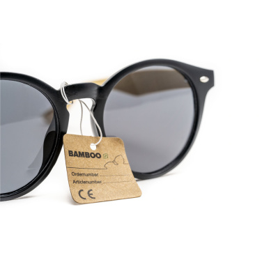 Logo trade corporate gifts image of: Laguna Bamboo sunglasses