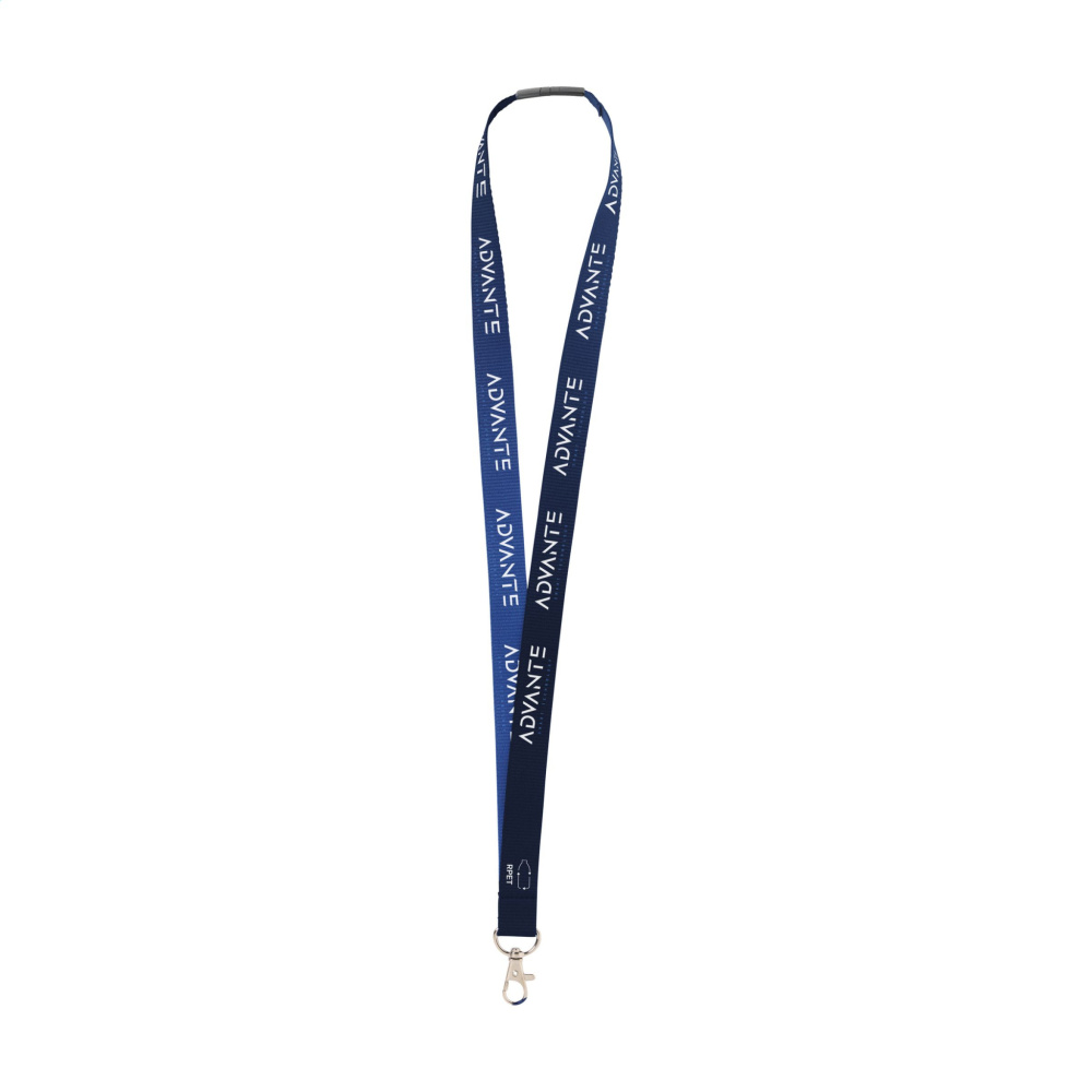 Logotrade advertising products photo of: Lanyard Sublimation Safety RPET 2 cm lanyard