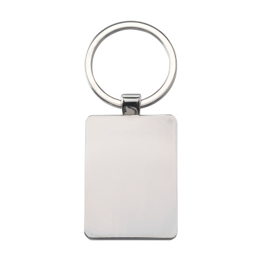 Logotrade corporate gift picture of: Bamboo Key Rectangle keyring