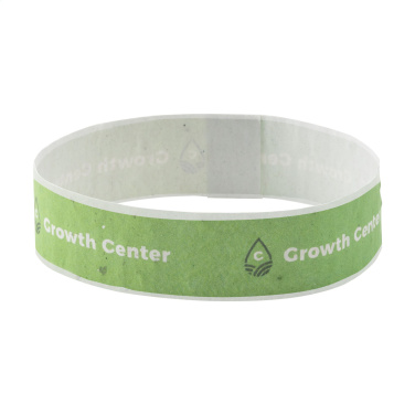 Logo trade promotional gifts image of: Seed Paper Festival Wristband