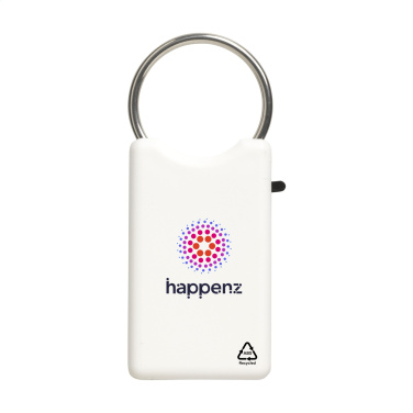 Logo trade corporate gifts image of: Safe GRS Recycled Key Ring