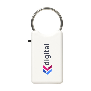 Logotrade advertising products photo of: Safe GRS Recycled Key Ring