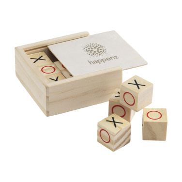 Logo trade promotional items image of: Tic Tac Toe Game Bamboo