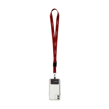 Logotrade promotional items photo of: Lanyard Sublimatie Buckle RPET 2 cm with Patch keycord