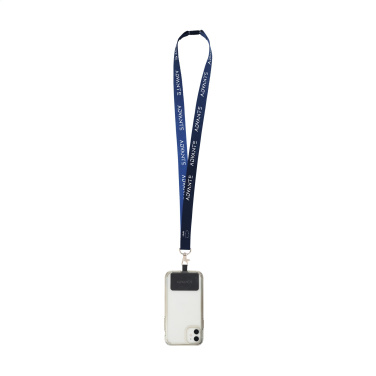 Logo trade advertising product photo of: Lanyard Sublimation Safety RPET 2 cm with Patch