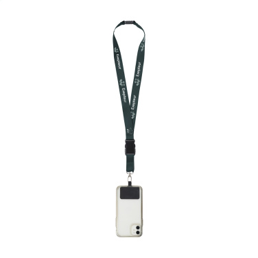 Logo trade advertising products image of: Lanyard Promo Complete Sublimatie RPET 2 cm with Patch