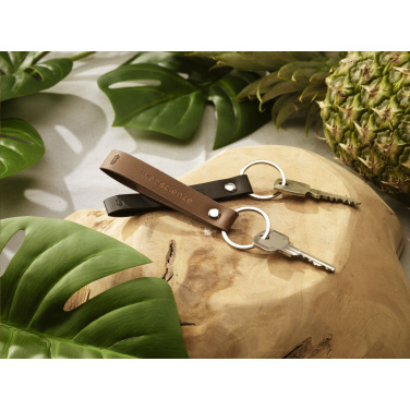 Logo trade advertising products picture of: Vegan Pineapple Leather Keyring