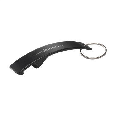 Logo trade advertising products image of: Alu Opener GRS Recycled keyring