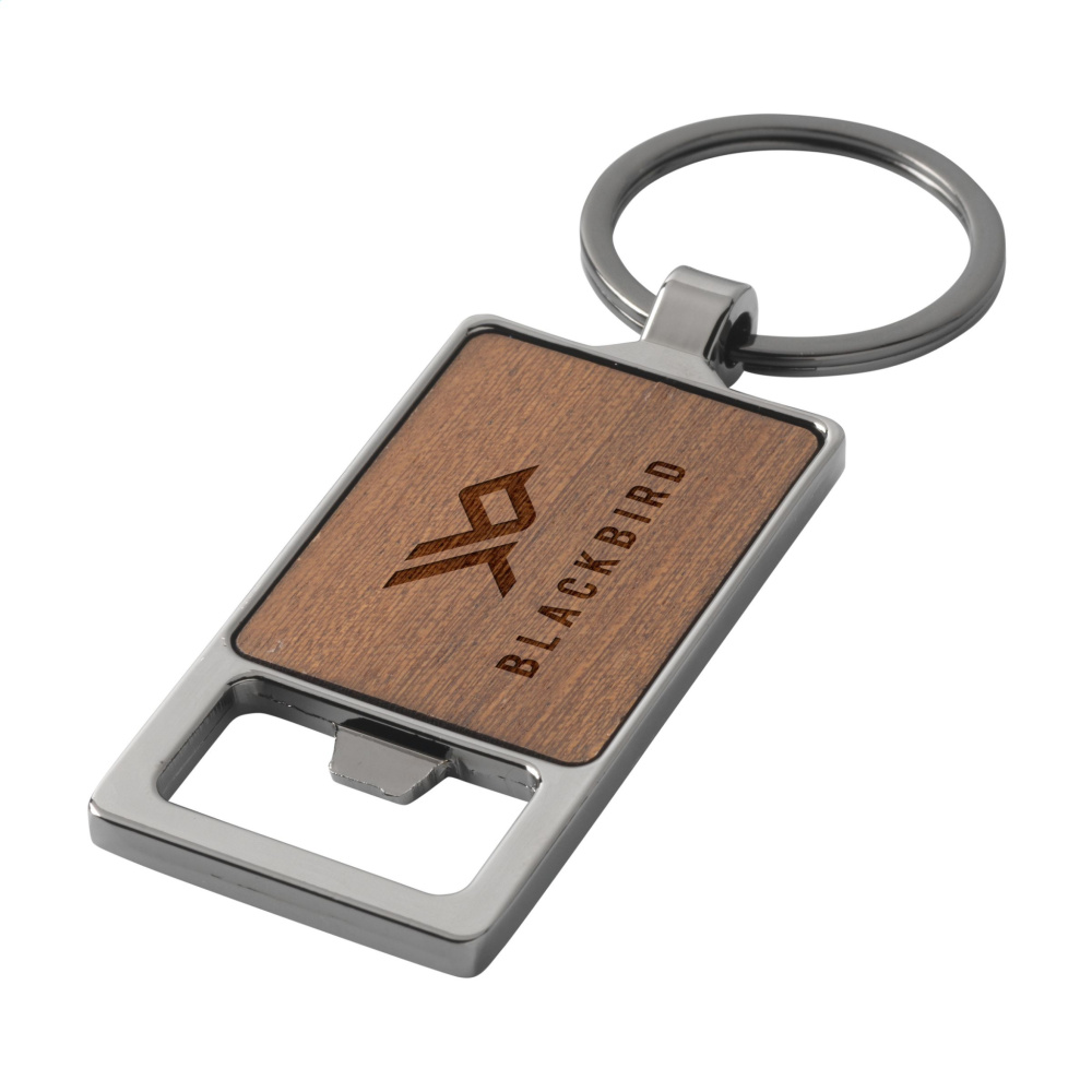 Logo trade promotional item photo of: Sammy bottle opener / keyring