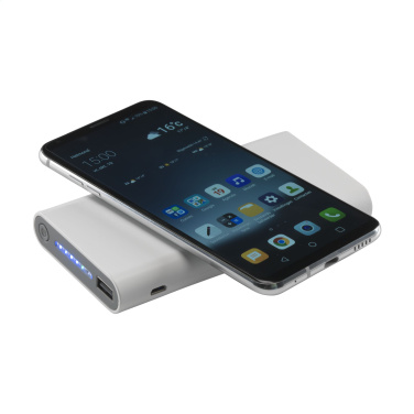 Logo trade promotional items picture of: Wireless Powerbank 8000 C wireless charger