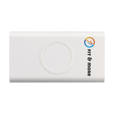 Logo trade promotional merchandise image of: Wireless Powerbank 8000 C wireless charger