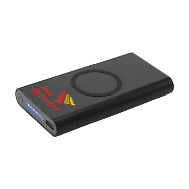 Logo trade promotional gift photo of: Wireless Powerbank 8000 C wireless charger