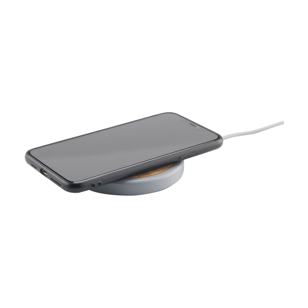 Logo trade promotional gifts image of: Lidos Stone ECO 10W Wireless Charger