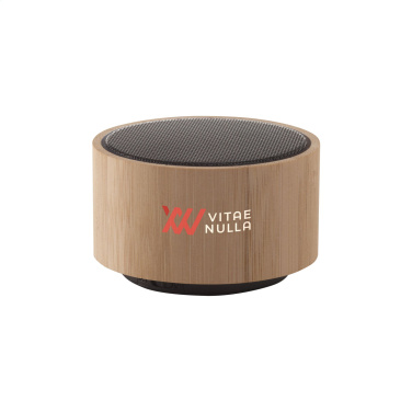 Logo trade promotional merchandise photo of: Wave Bamboo Wireless Speaker