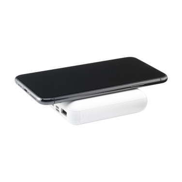 Logo trade promotional merchandise photo of: PocketPower 10000 Wireless Powerbank wireless charger