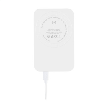 Logo trade promotional item photo of: Force Magnetic RCS Recycled Wireless Powerbank 5000