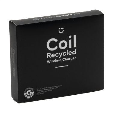 Logo trade promotional giveaway photo of: Coil RCS Recycled Wireless Charger