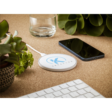 Logotrade promotional products photo of: Coil RCS Recycled Wireless Charger