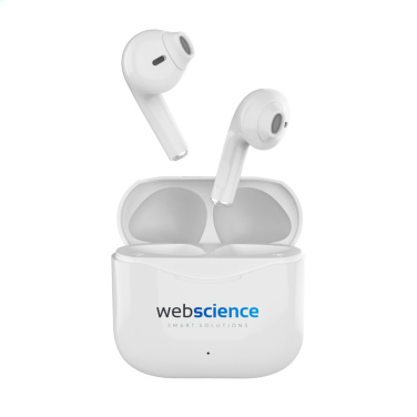 Logo trade promotional merchandise picture of: Olaf RCS TWS Wireless Earbuds