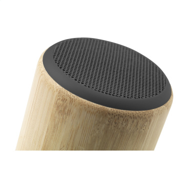 Logo trade promotional merchandise image of: Timor Bamboo Wireless Speaker