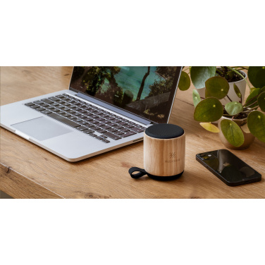 Logotrade promotional giveaways photo of: Timor Bamboo Wireless Speaker