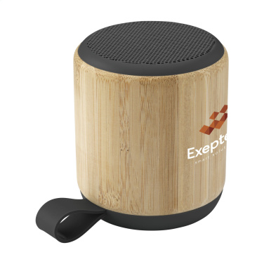 Logo trade promotional merchandise photo of: Timor Bamboo Wireless Speaker