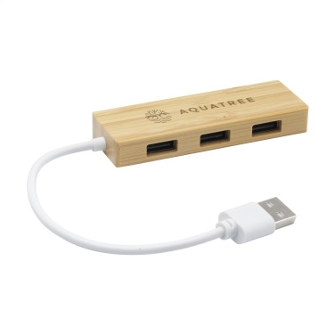 Logotrade corporate gifts photo of: Bamboo USB Hub