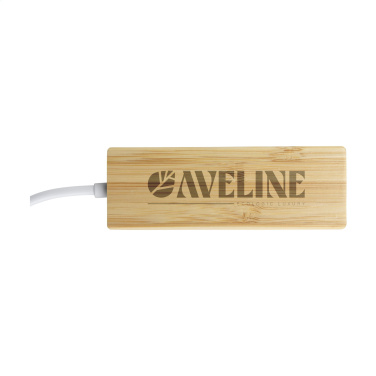 Logotrade promotional gift picture of: Bamboo USB Hub