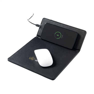 Logotrade promotional merchandise photo of: RCS Recycled Wireless Charging Mousepad