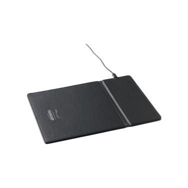 Logo trade promotional merchandise picture of: RCS Recycled Wireless Charging Mousepad