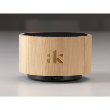 Logotrade promotional items photo of: Wave Bamboo Wireless Speaker