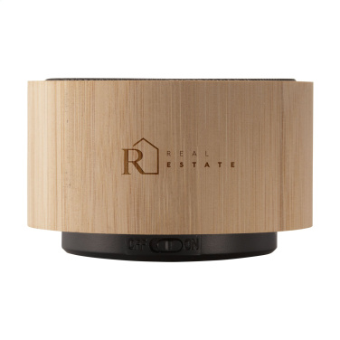 Logo trade promotional product photo of: Wave Bamboo Wireless Speaker