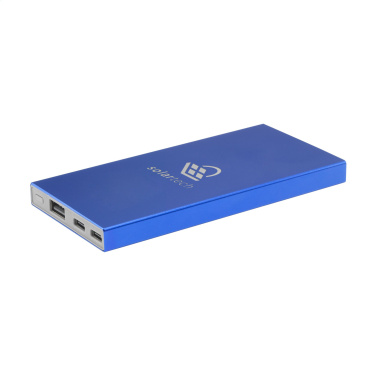 Logotrade promotional item image of: Tecco GRS Recycled Alu Powerbank 5000 external charger