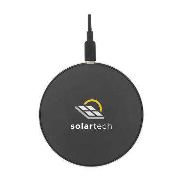 Logotrade promotional merchandise picture of: Tecco GRS Recycled Alu 15W Wireless Charger